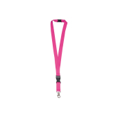 Keycord polyester - Fluor-roze