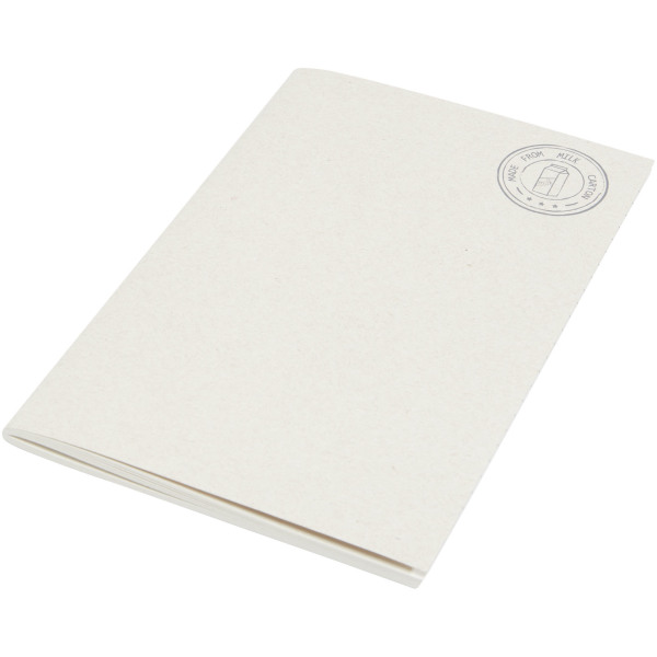 Dairy Dream cahier anteckningsbok i A5-format gjorda av återvunna mjölkkartonger