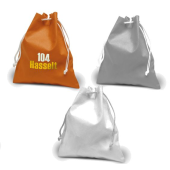 Tasje non woven met wit koord Tasje non woven met wit koord