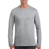 Gildan T-shirt SoftStyle LS for him Sport Grey S
