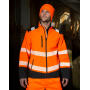 Printable Ripstop Safety Softshell - Fluorescent Orange/Black - S