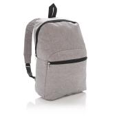 Basic to-tonet rygsæk, grå