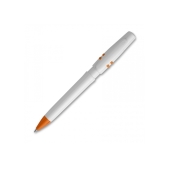 Ball pen Nora hardcolour - White / Orange