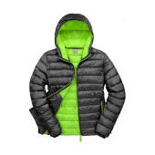 Snow Bird Hooded Jacket - Black/Lime - S