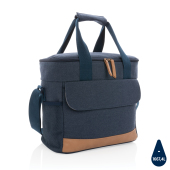 Impact AWARE™ 16 oz. recycled canvas koeltas, blauw