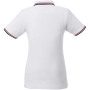 Fairfield short sleeve women's polo with tipping - White - XS