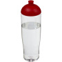 H2O Active® Tempo 700 ml dome lid sport bottle - Transparent/Red