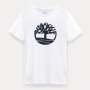 Biologisch T-Shirt Brand Tree White S