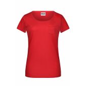 Ladies'-T Pocket - red - XS