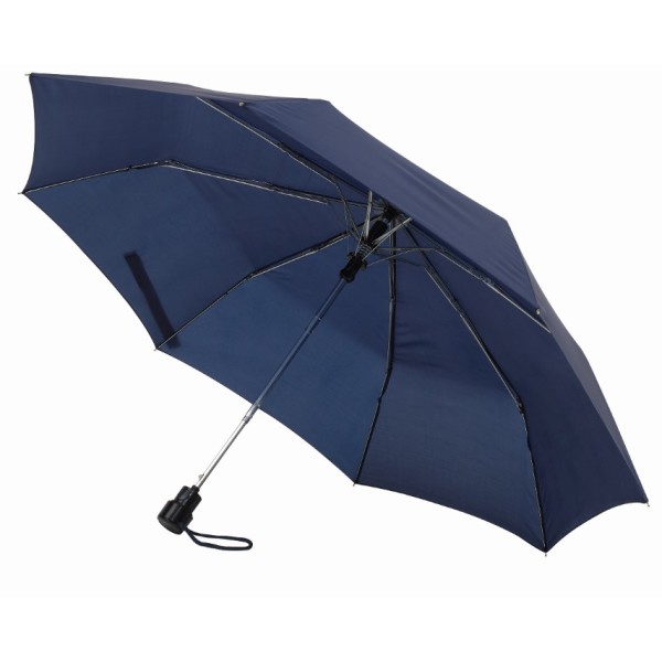 Automatisch te openen opvouwbare paraplu PRIMA - marineblauw