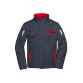 Workwear Softshell Jacket - COLOR - - carbon/red - 6XL