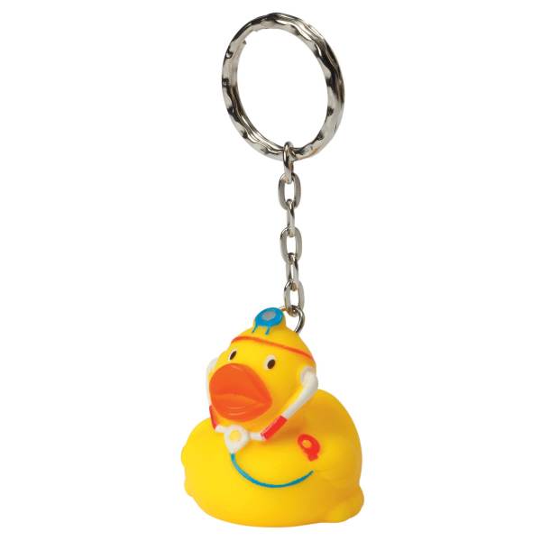 Mini duck keychain doctor