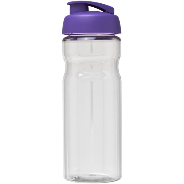 H2O Active® Base 650 ml sportfles met flipcapdeksel - Transparant/Paars