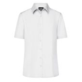 Ladies' Business Shirt Short-Sleeved - white - XS