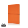Deluxe softcover A5 notebook, orange