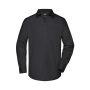 Men's Business Shirt Long-Sleeved - black - 6XL