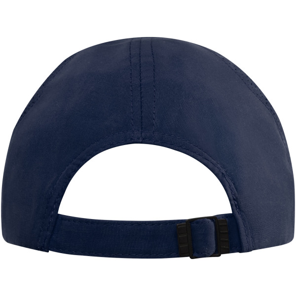 Morion 6 panel GRS recycled cool fit sandwich cap - Navy