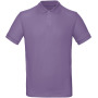 Men's organic polo shirt Millennial Lilac 3XL