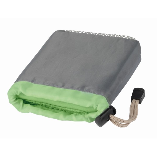 Mircofiber-handdoek CONDITION grijs, lichtgroen