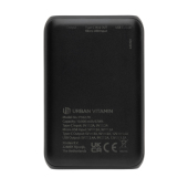 Urban Vitamin Alameda 10.000 mAh 18W PD powerbank, zwart