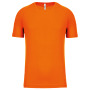 Functioneel Kindersportshirt Fluorescent Orange 10/12 jaar