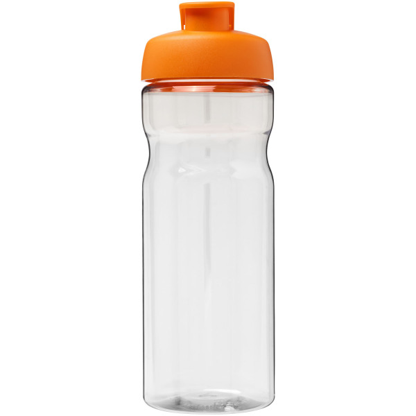 H2O Active® Base Tritan™ 650 ml flip lid sport bottle - Transparent clear/Orange