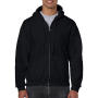 Heavy Blend Adult Full Zip Hooded Sweat - Black - 3XL