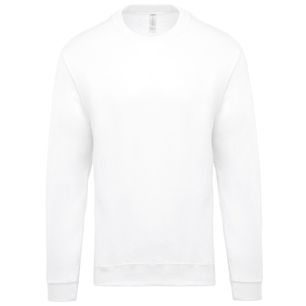 Sweater ronde hals White 4XL