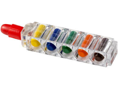 Set van 6 waskrijtjes Set van 6 waskrijtjes
