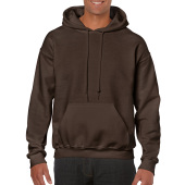 Gildan Sweater Hooded HeavyBlend for him Dark Chocolate M