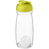 H2O Active® Pulse 600 ml shaker drikkeflaske - Limefarvet/Transparent
