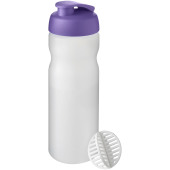 Baseline Plus 650 ml shaker-flaska - Lila/Frostad genomskinlig