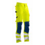 2378 Hi-vis service trousers geel/navy D120