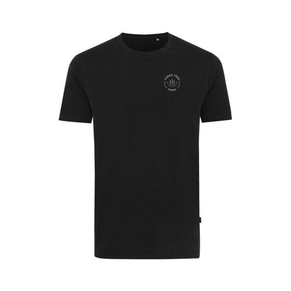 Iqoniq Bryce gerecycled katoen t-shirt, zwart (L)