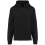 Oversized sweater in fleece met capuchon unisex Black 3XL
