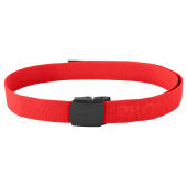 9060 BELT WITH PLASTIC BUCKLE RED ONE SIZE