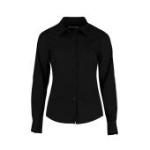Women's Tailored Fit Poplin Shirt - Black - S