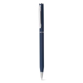 Lesley slanke balpen metaal blauwe inkt