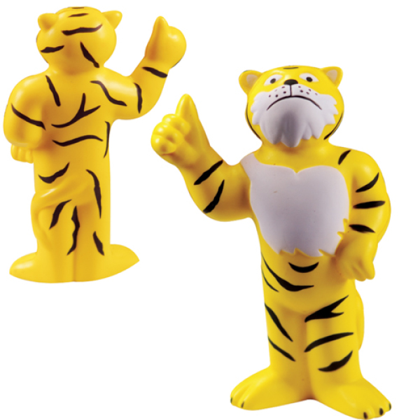 Anti-stress tijger mascotte