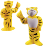 Anti-stress tijger mascotte Geel