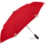 AOC mini pocket umbrella Safebrella® LED - red