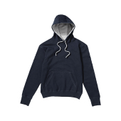 Contrast Hooded Sweatshirt Men - Navy/Light Oxford - 3XL