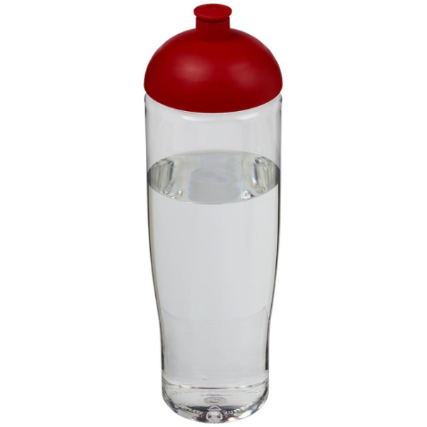 H2O Active® Tempo 700 ml bidon met koepeldeksel - Transparant/Rood
