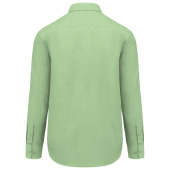 Men's easy-care polycotton poplin shirt Pistachio Green XS