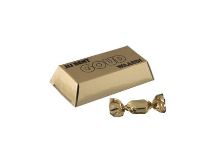 Mini goudstaafje metallic sweets Mini goudstaafje metallic sweets