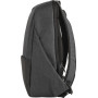 PVC laptop backpack Aliza black