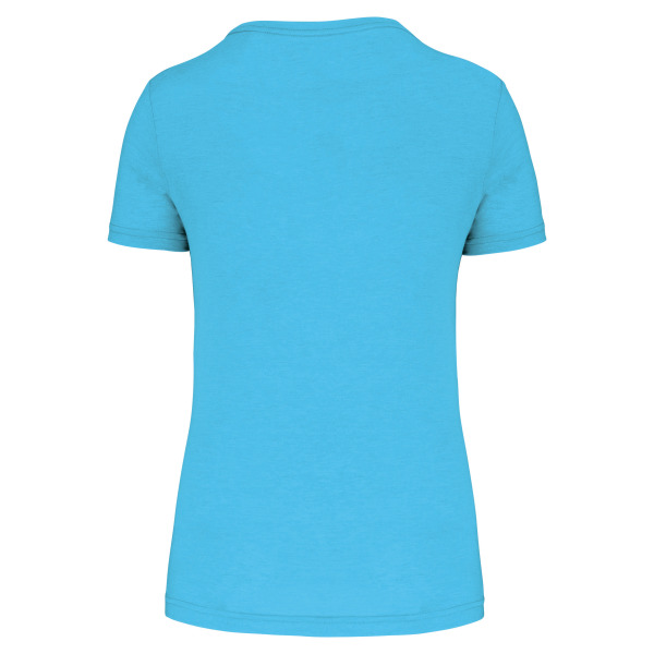 Damessport-T-shirt triblend met ronde hals Light Turquoise XXL