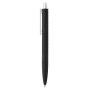 X3 zwart smooth touch pen, transparant, zwart