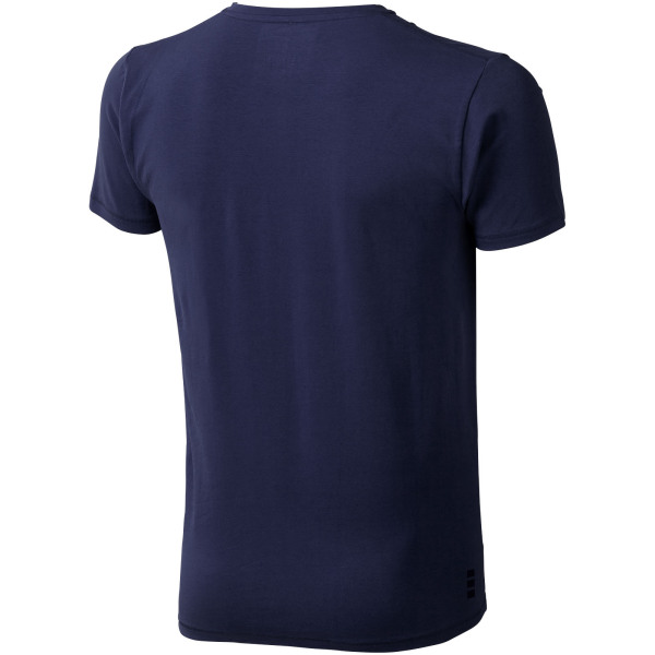 Kawartha short sleeve men's GOTS organic V-neck t-shirt - Navy - XS