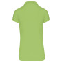 Damessportpolo Lime XS